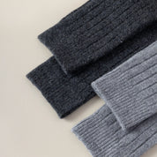 Men's 98% Merino Wool Mid-Weight Ribbed Crew Socks