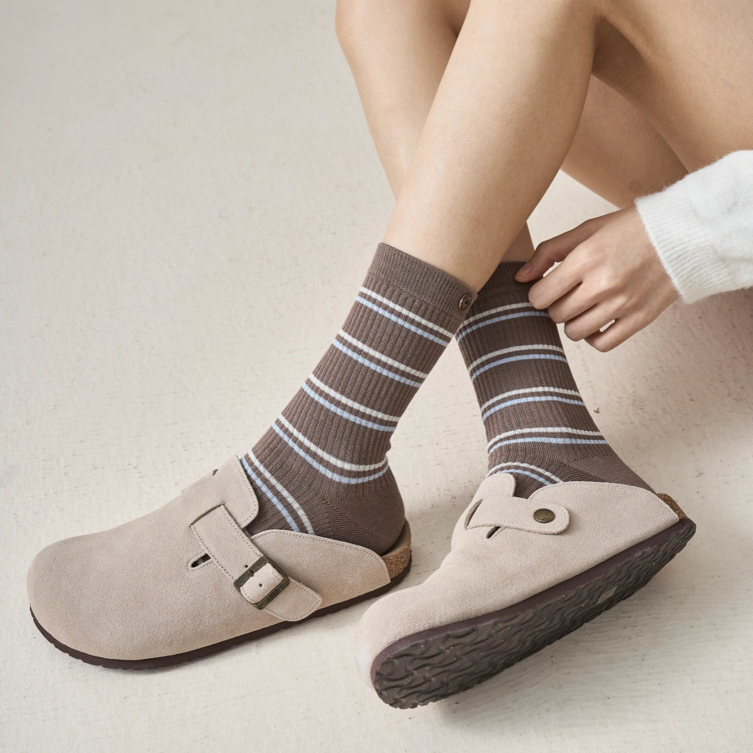 Button Cuff Socks