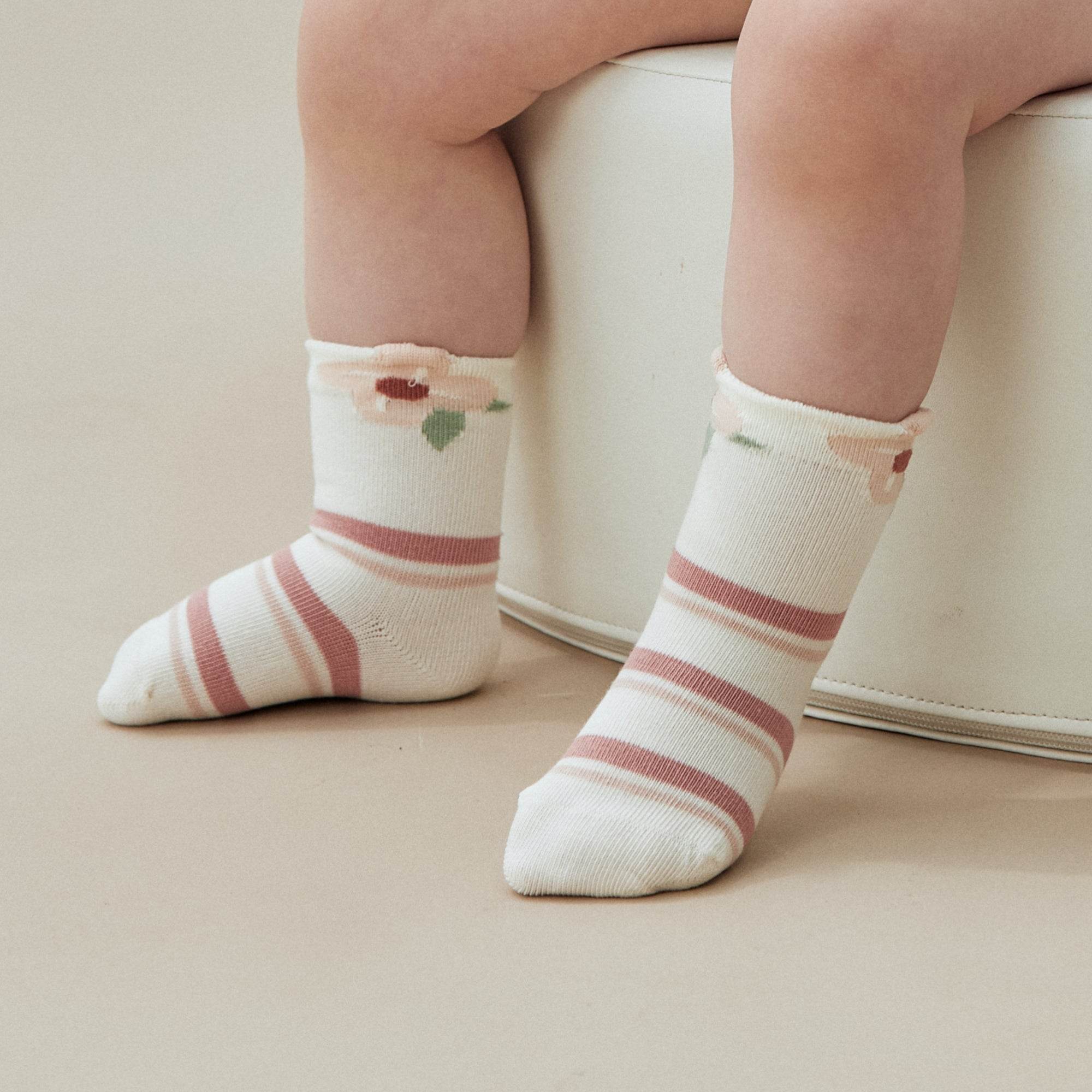 Babies The Sweet Pea Socks-4 pack - Weavasocks