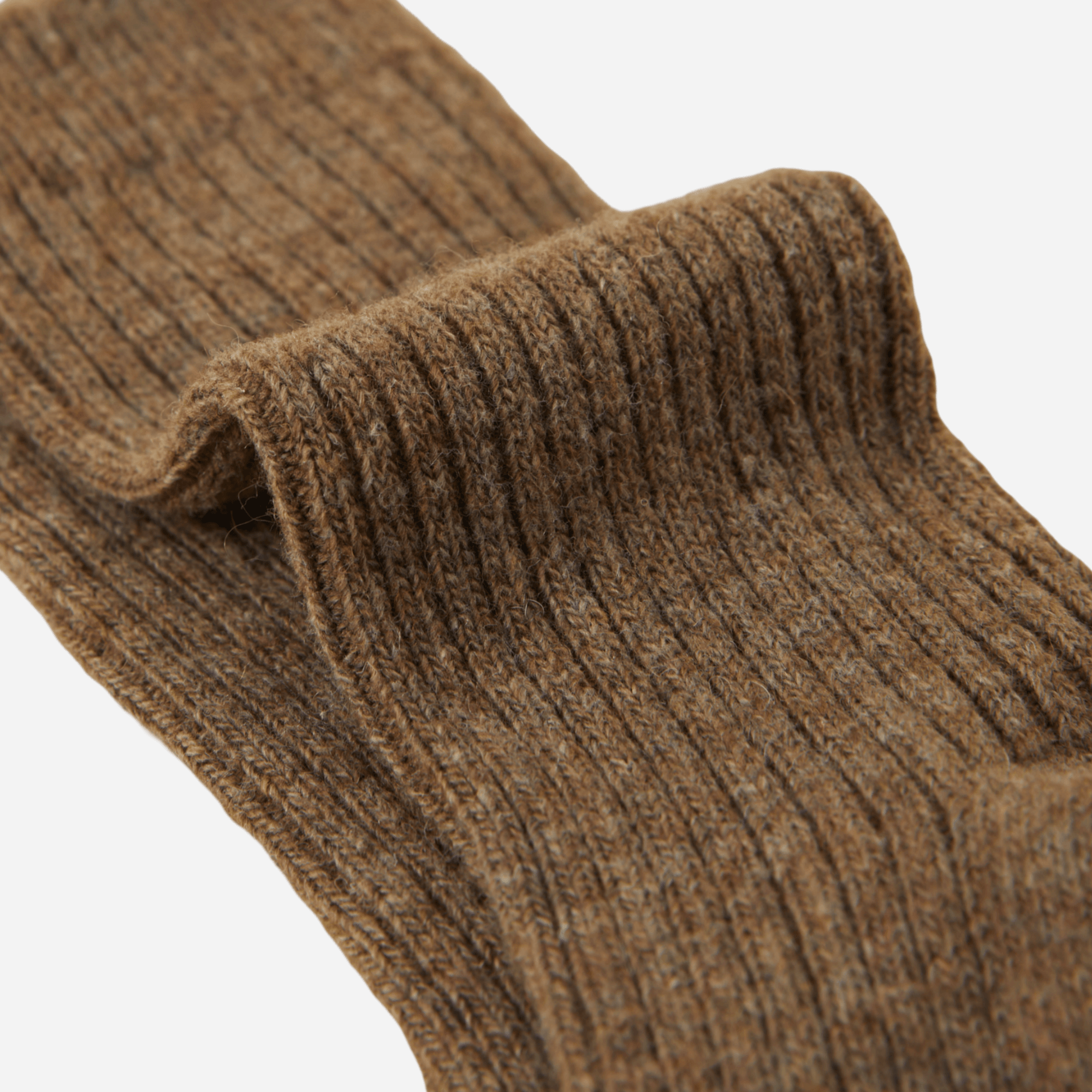 Women's Warm Wool Ribbed Socks  - Single Pair