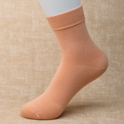 Women's 98% Cotton 5" Quarter Heather Socks - product photo showing soft cotton-rich comfort
