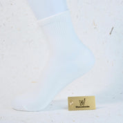 Women's 98% Cotton High-Density Ribbed Crew Socks