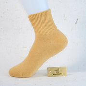 Women's 98% Cotton High-Density Ribbed Crew Socks