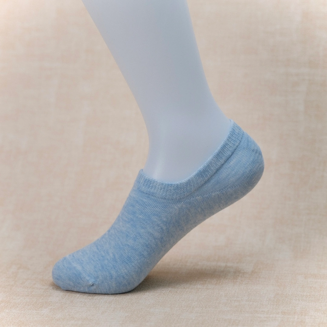 Kids & Petite Women's 95% Cotton Seamless No-Show Socks - sock set showing soft cotton comfort