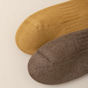 Men's 92% Premium Cotton Terry Cushion Sport Socks - product photo showing cushioned comfort