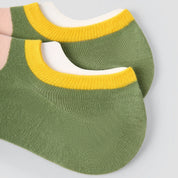 Women's Fun Emoji No-Show Socks (5-Pack) - sock set showing secure grip comfort