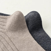 Men's 41% Wool Brushed Thermal Crew Socks