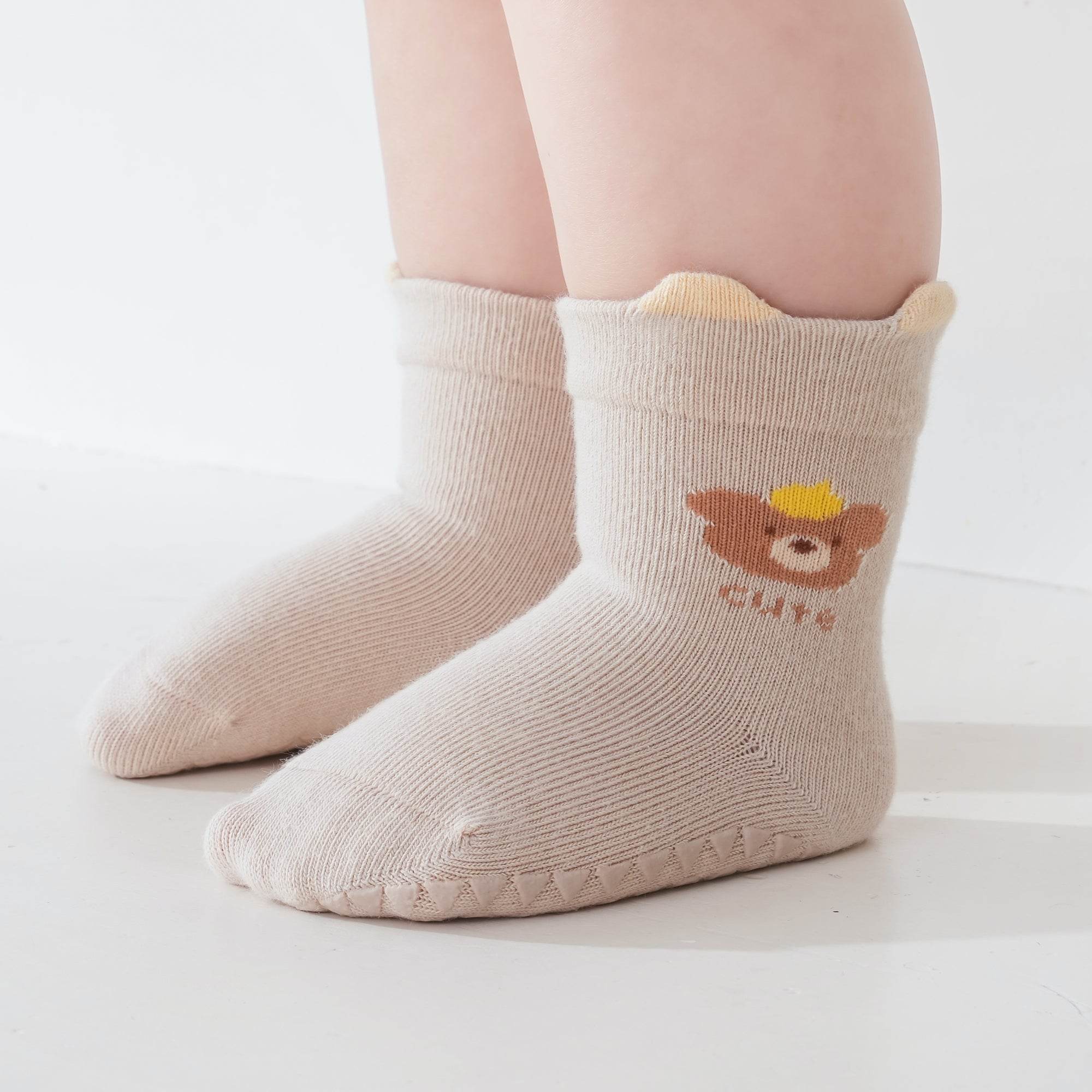 Babies Lucky Pals Grip Socks-3 Pack - Weavasocks