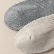 Men's 92% Cotton Terry Cushion Low Cut Socks - product photo showing cushioned comfort