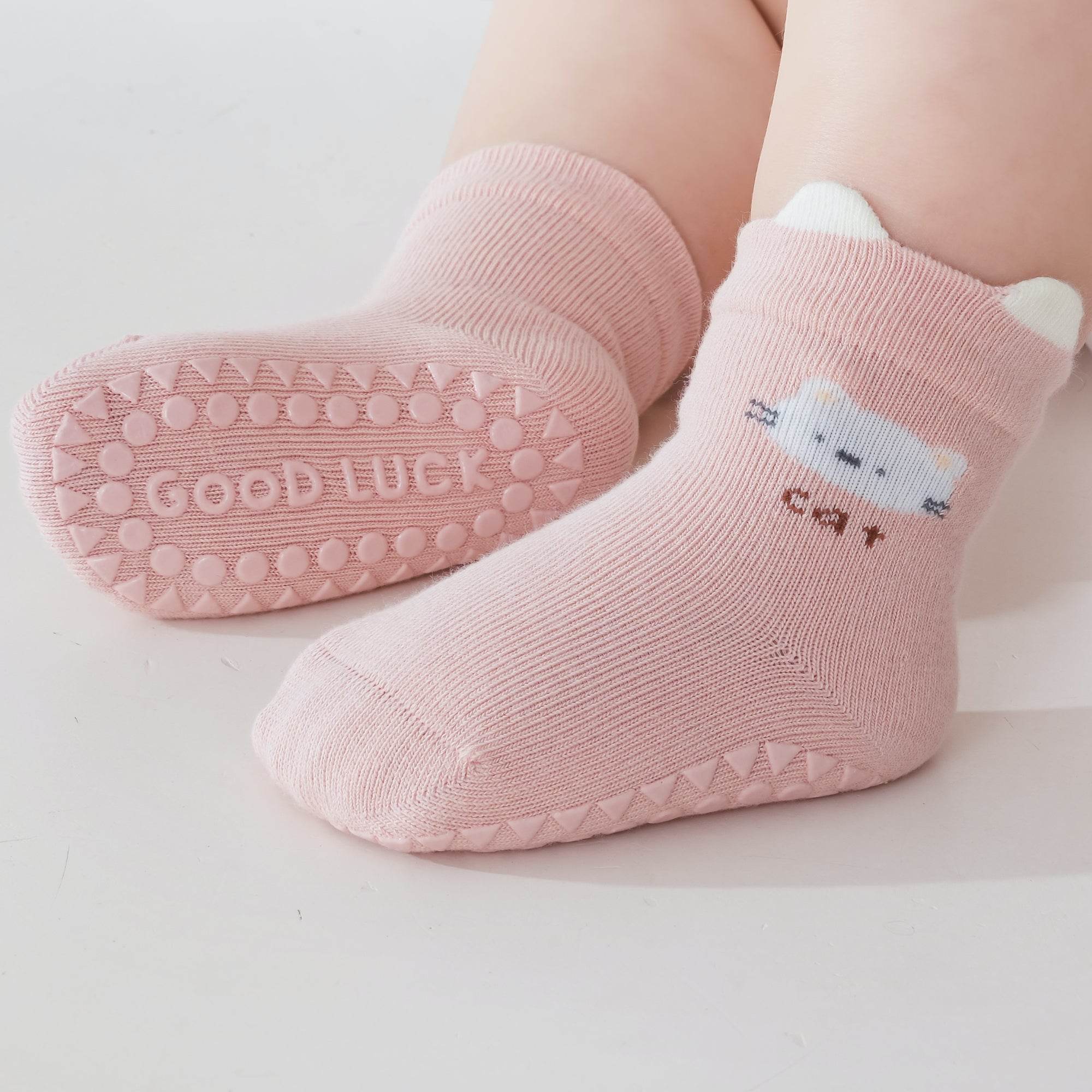 Babies Lucky Charm Grip Socks-3 Pack - Weavasocks