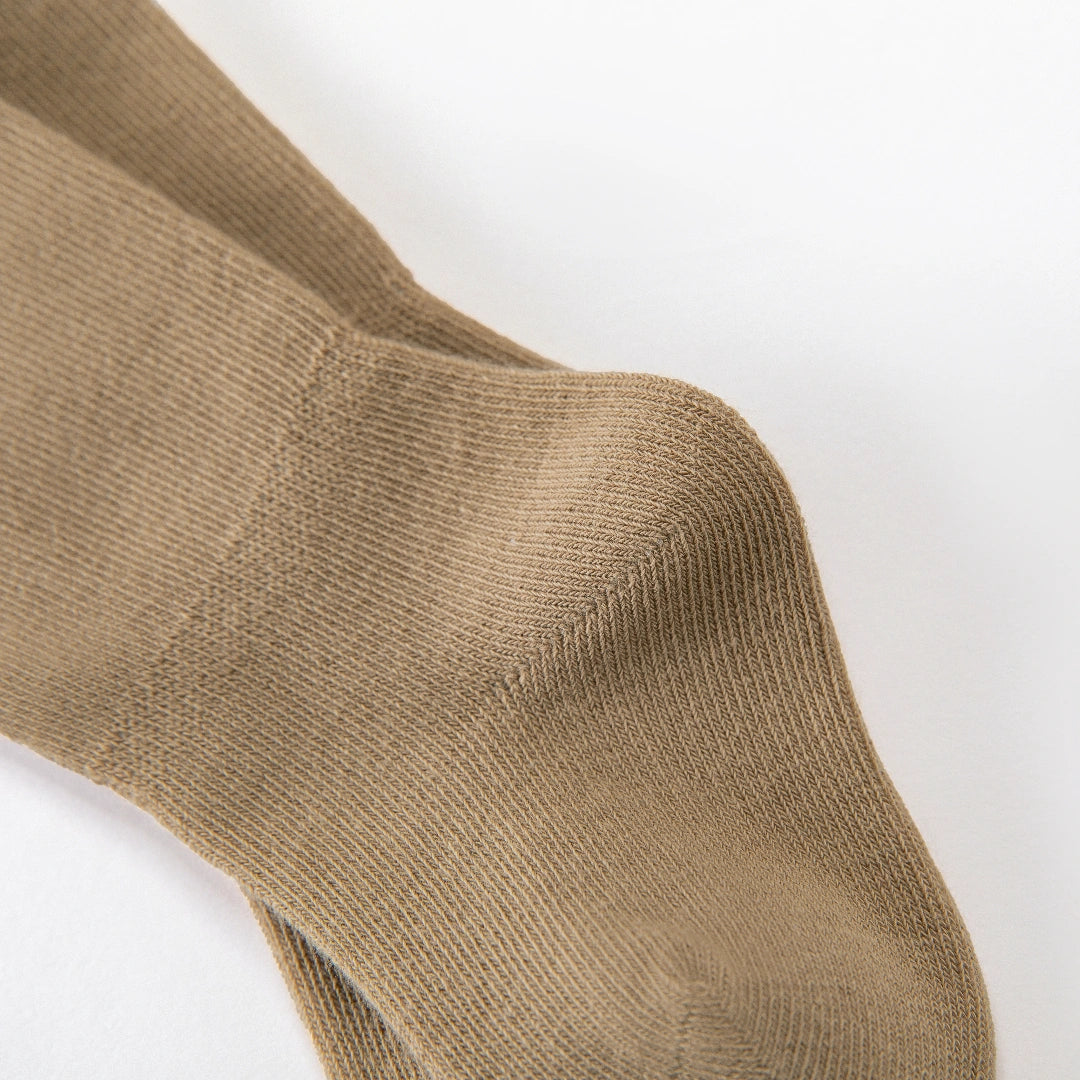 Baby’s Pastel Pals' 3D Ear & Minimalist Face Knee-High