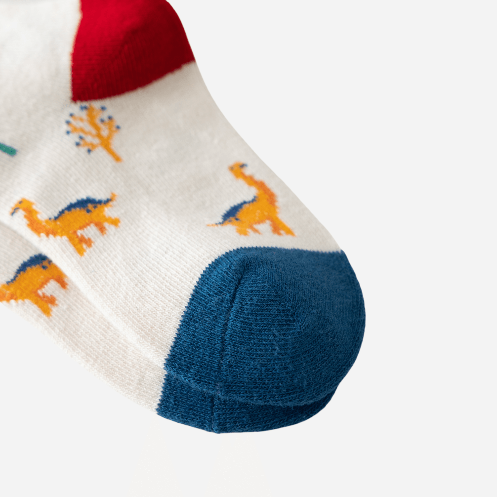 Kid's Boys' Dinosaur & Stripe Crew Socks - 5 Pairs - Weavasocks