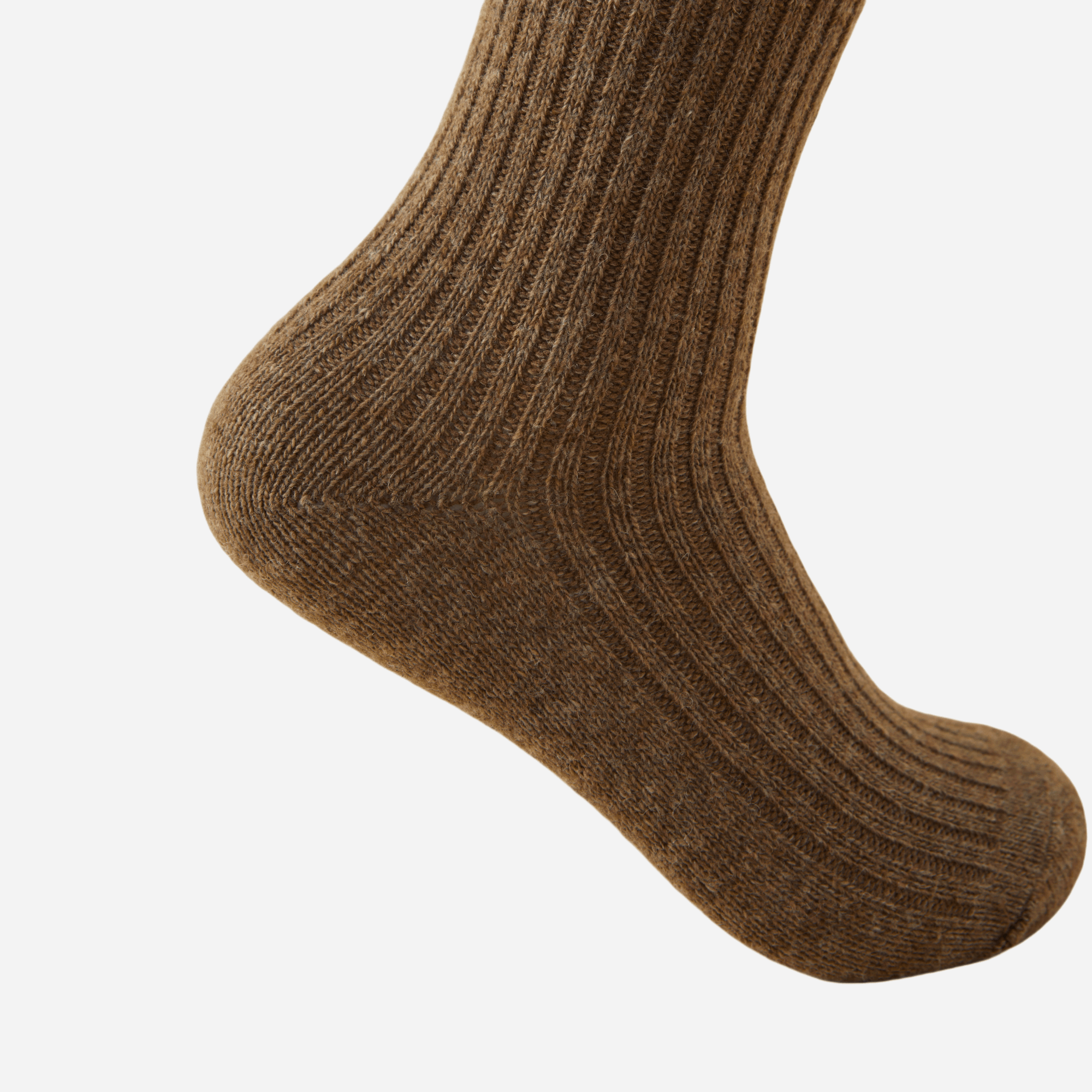 Women's Warm Wool Ribbed Socks  - Single Pair