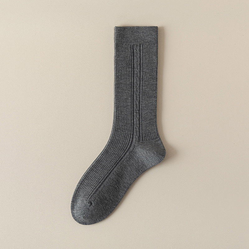Silk Blend Cable Socks