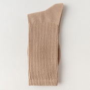 Men's 92% Cotton Ribbed Tall Crew Socks