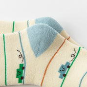 Baby’s Transportation & Construction Winter Terry Socks 3-Pack