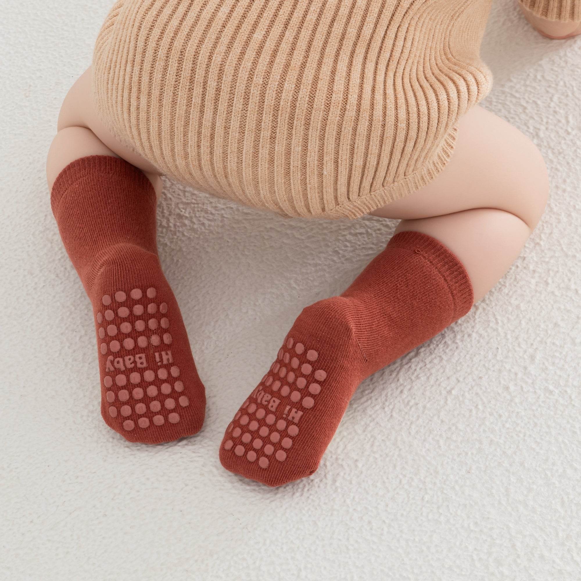 Babies' Cartoon Grip Socks-3 Pack - Weavasocks