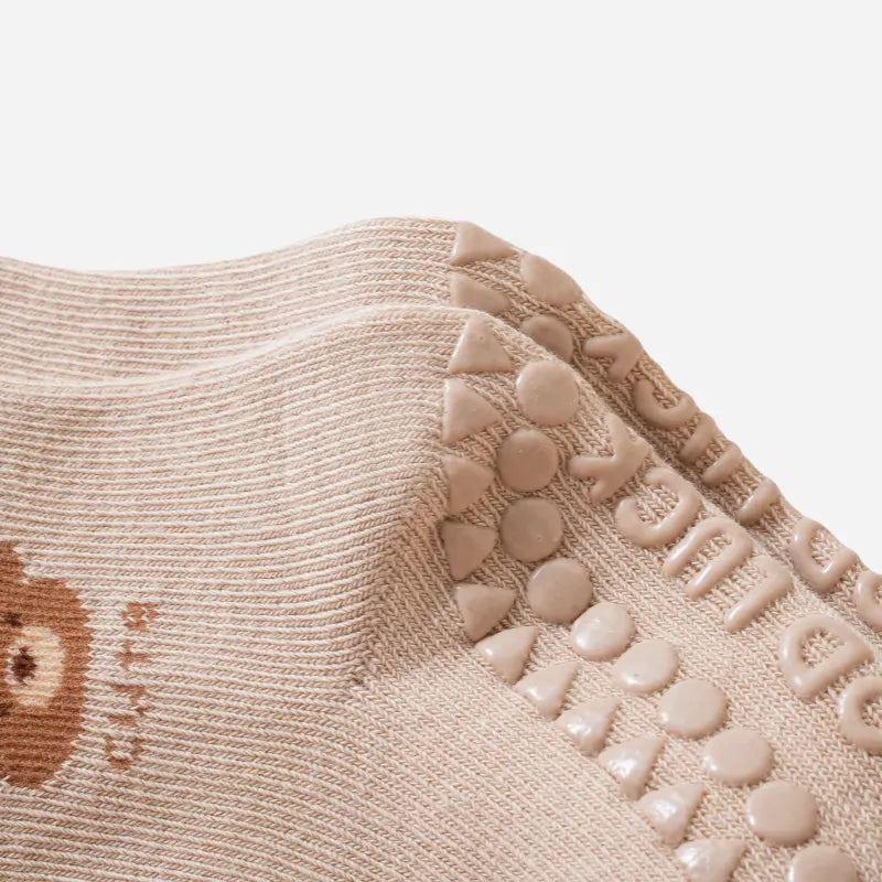 Babies Lucky Pals Grip Socks-3 Pairs