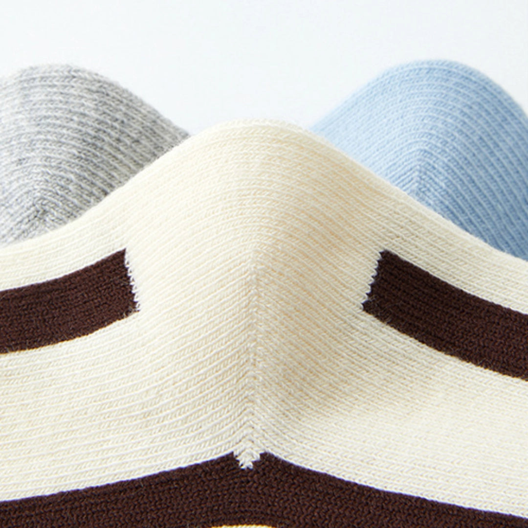 Kid‘s Winter Story 3D Lion & Scarf Cotton Socks (5-Pack)