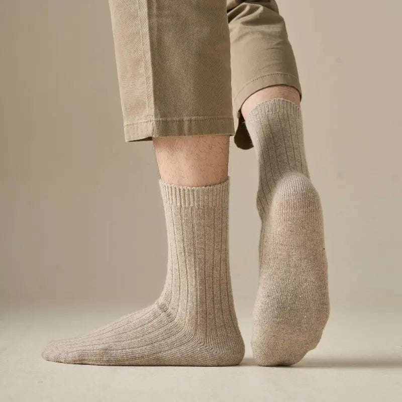 Men's All-Season Merino Ribbed Socks