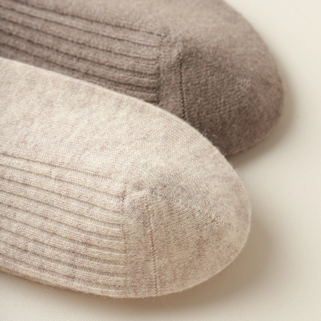 41% Wool Brushed "Fuzzy" Slouch Socks