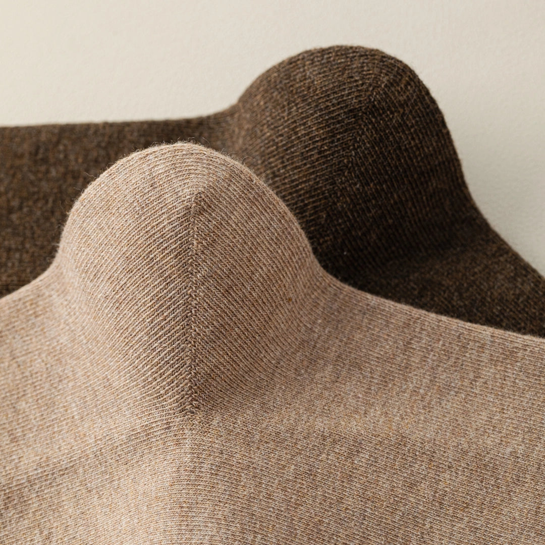 Men's Heathered 98% Cotton Loose Top Socks