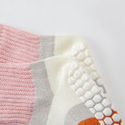 Baby & Toddler Retro Colorblock Stripe Non-Slip Socks 3-Pack - sock set showing secure grip comfort