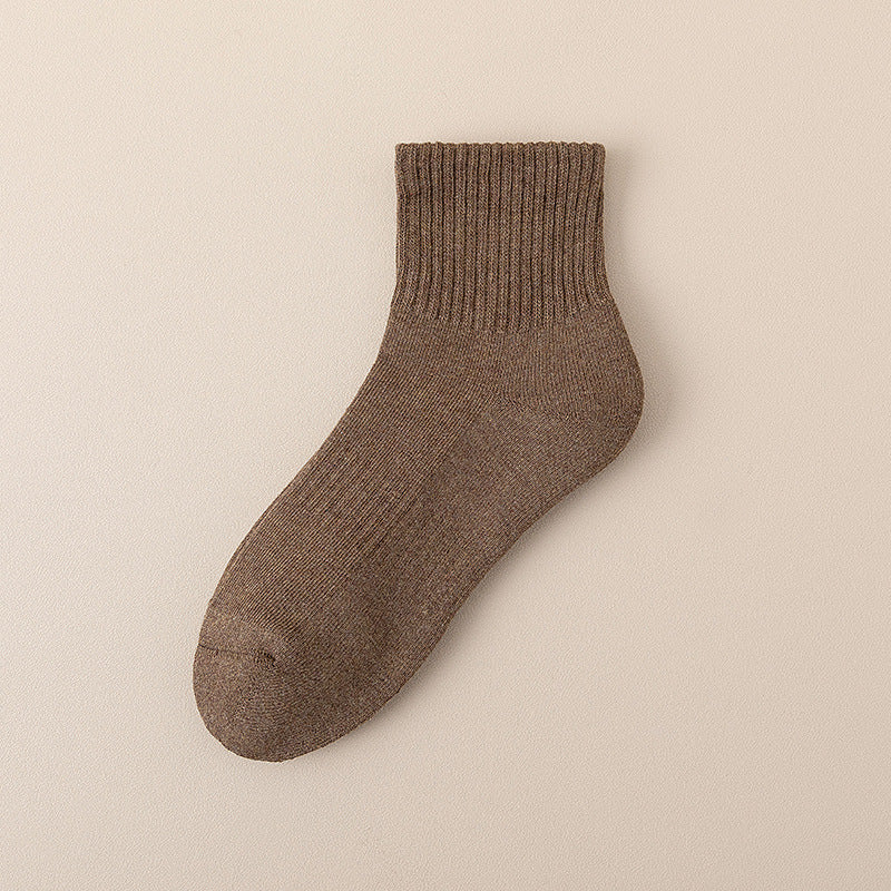 Durable Cotton Rib Socks