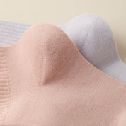 Women's 98% Cotton Essential Solid Quarter Socks
