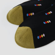 Artistic Color-Block Ankle Socks 3-Pack