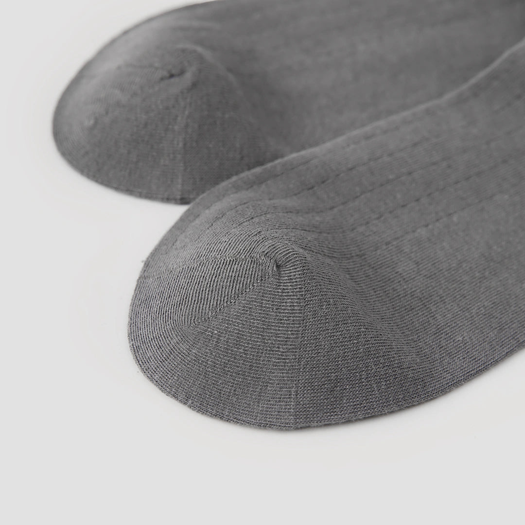 Women's Sheer Ruffle Cuff Socks - detail photo showing seamless stretch comfort