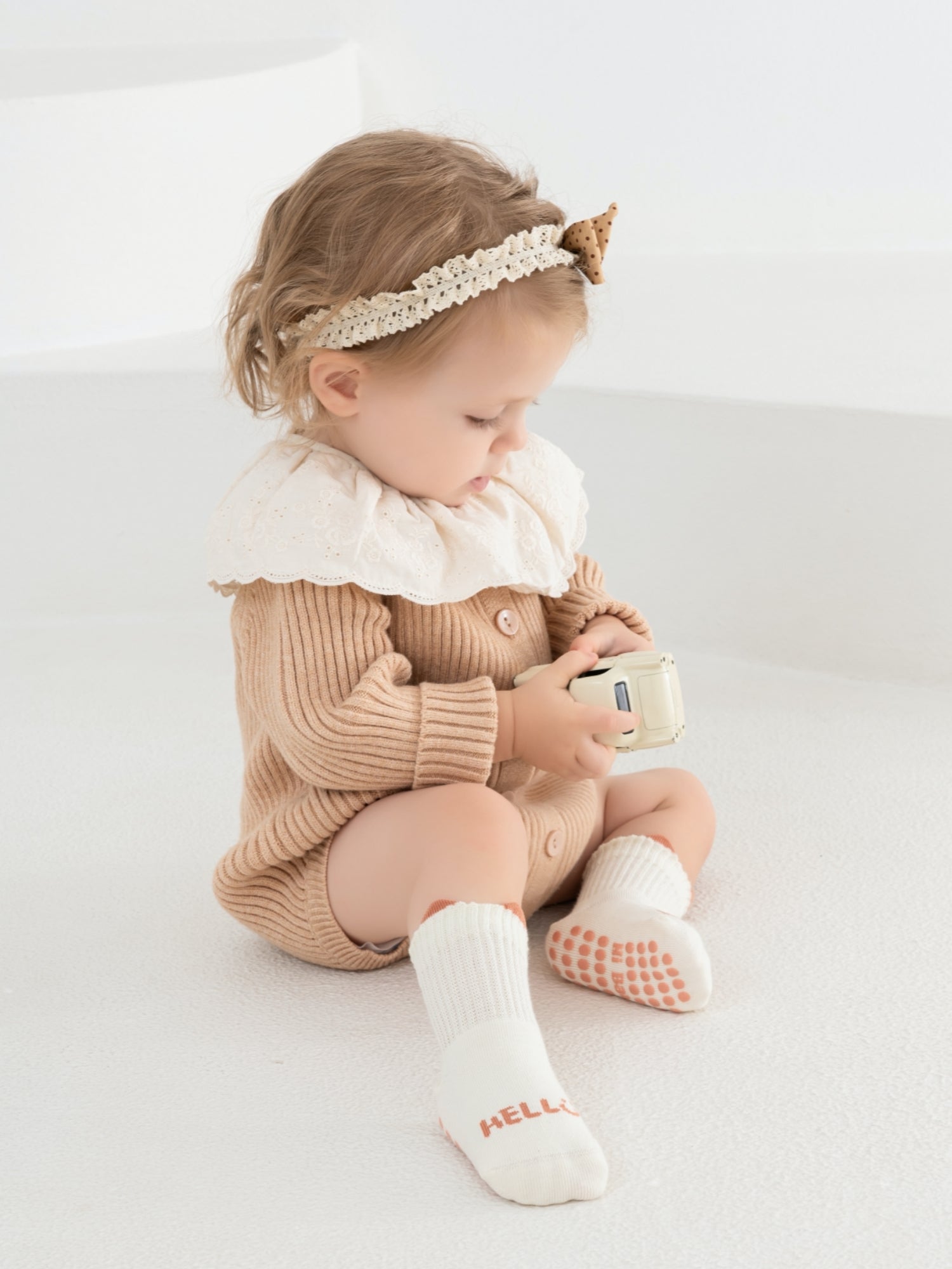 Babies' Cartoon Grip Socks-1 Pack