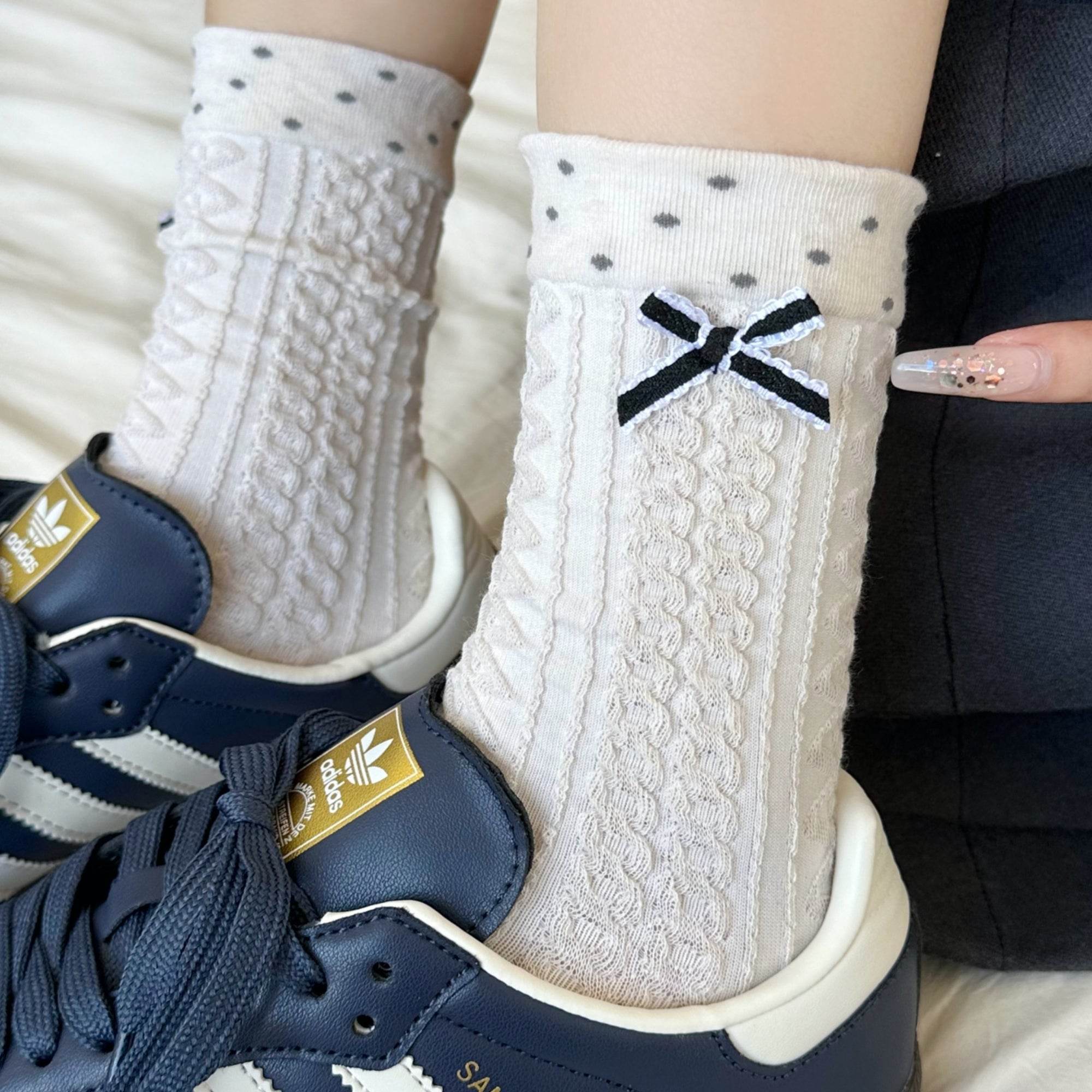 Women's Coquette Aesthetic Crew Socks - Single Pair