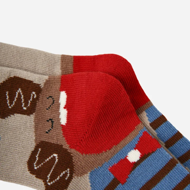 Kid's Musical Animals Novelty Socks - 5 Pairs