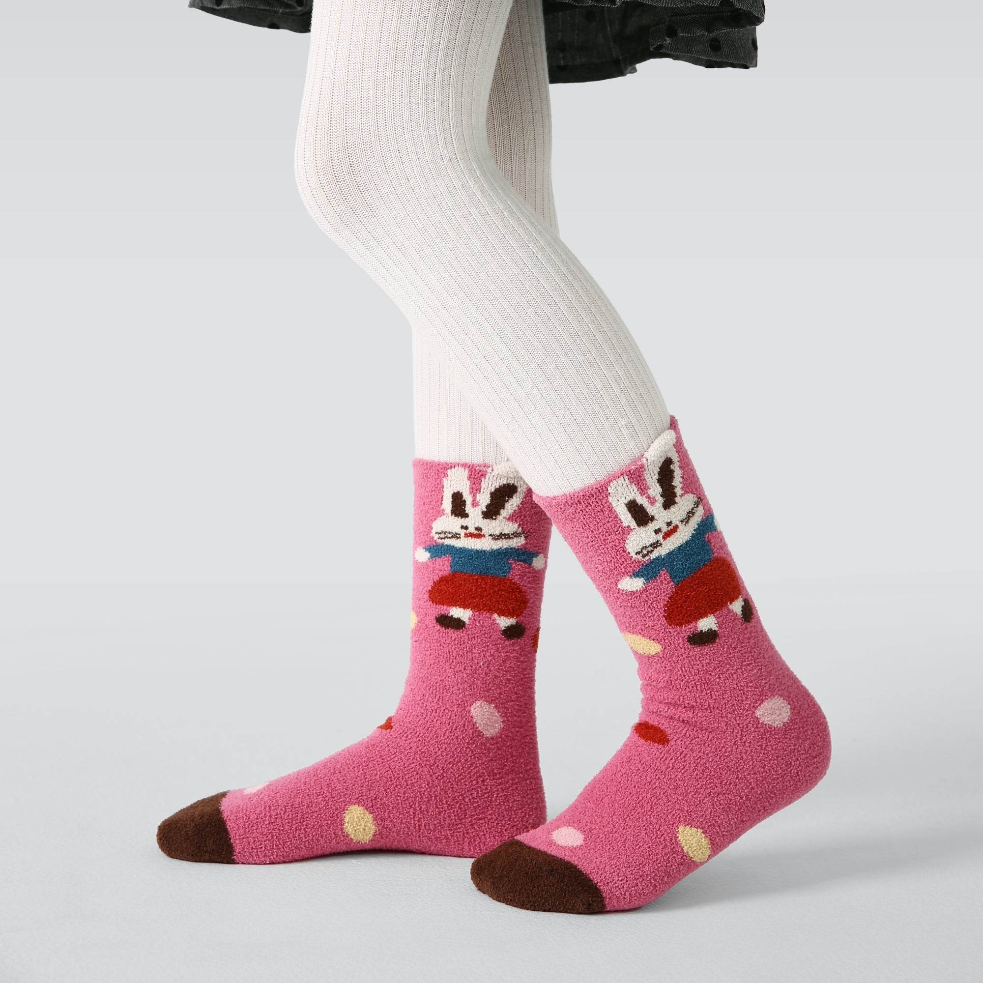 Kid's The Storybook Bunny Socks-4 pack - Weavasocks