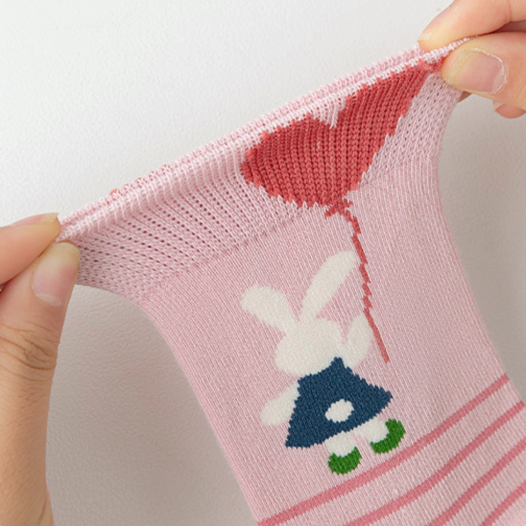 Kid‘s Garden Picnic Cotton Crew Socks 5-Pack