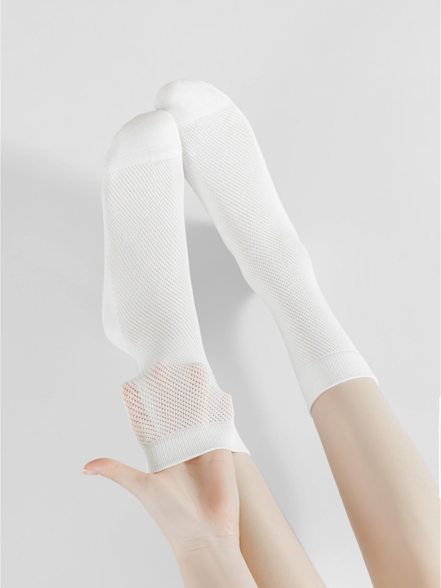 Women's Cotton Mesh Crew Socks-1 Pack
