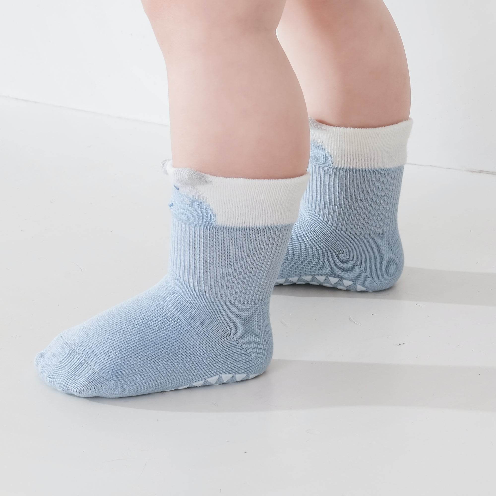 Babies' Pop-Out Pattern Grip Socks-4 Pack - Weavasocks