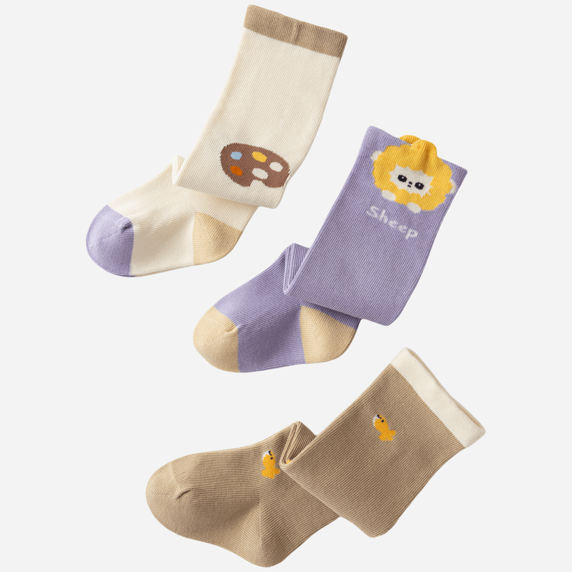 Babies The Little Artist Knee-Highs-3 pack - Weavasocks