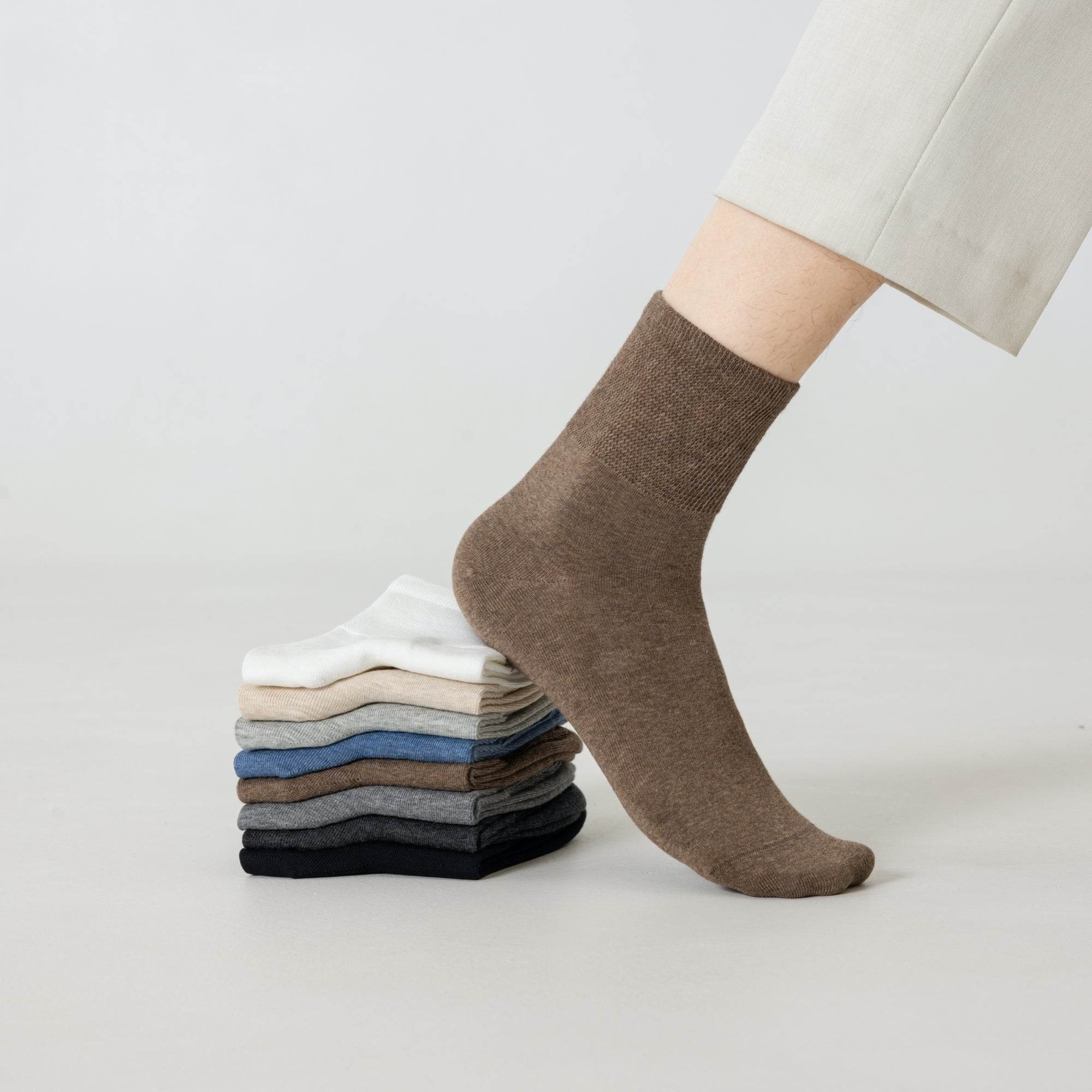 Men's Luxe Heather Knit Socks-5 Pack