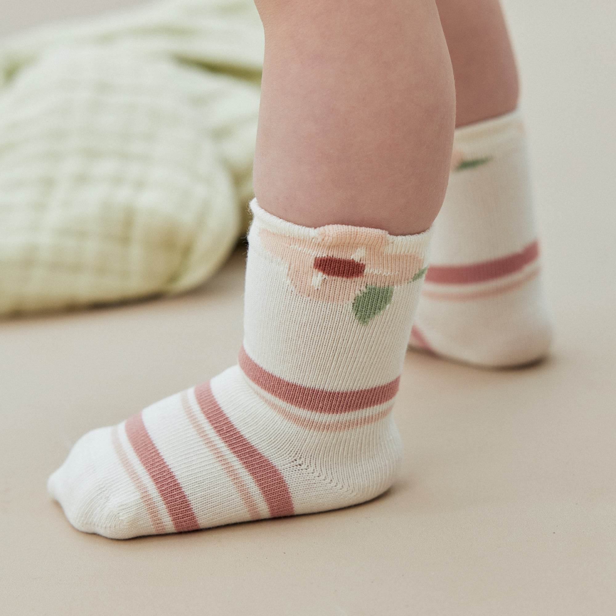 Babies The Sweet Pea Socks-4 pack - Weavasocks