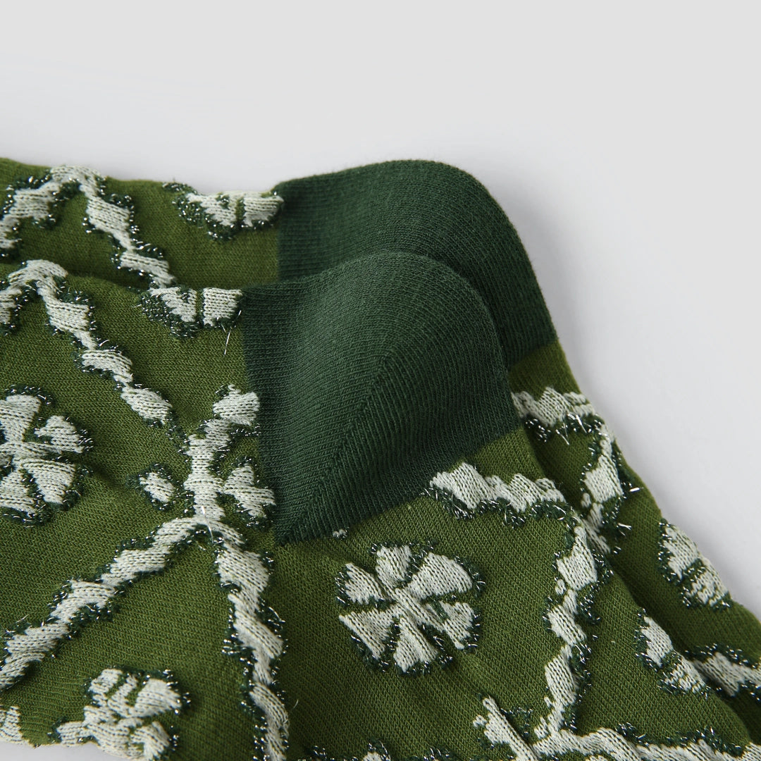 Intricate Floral Socks