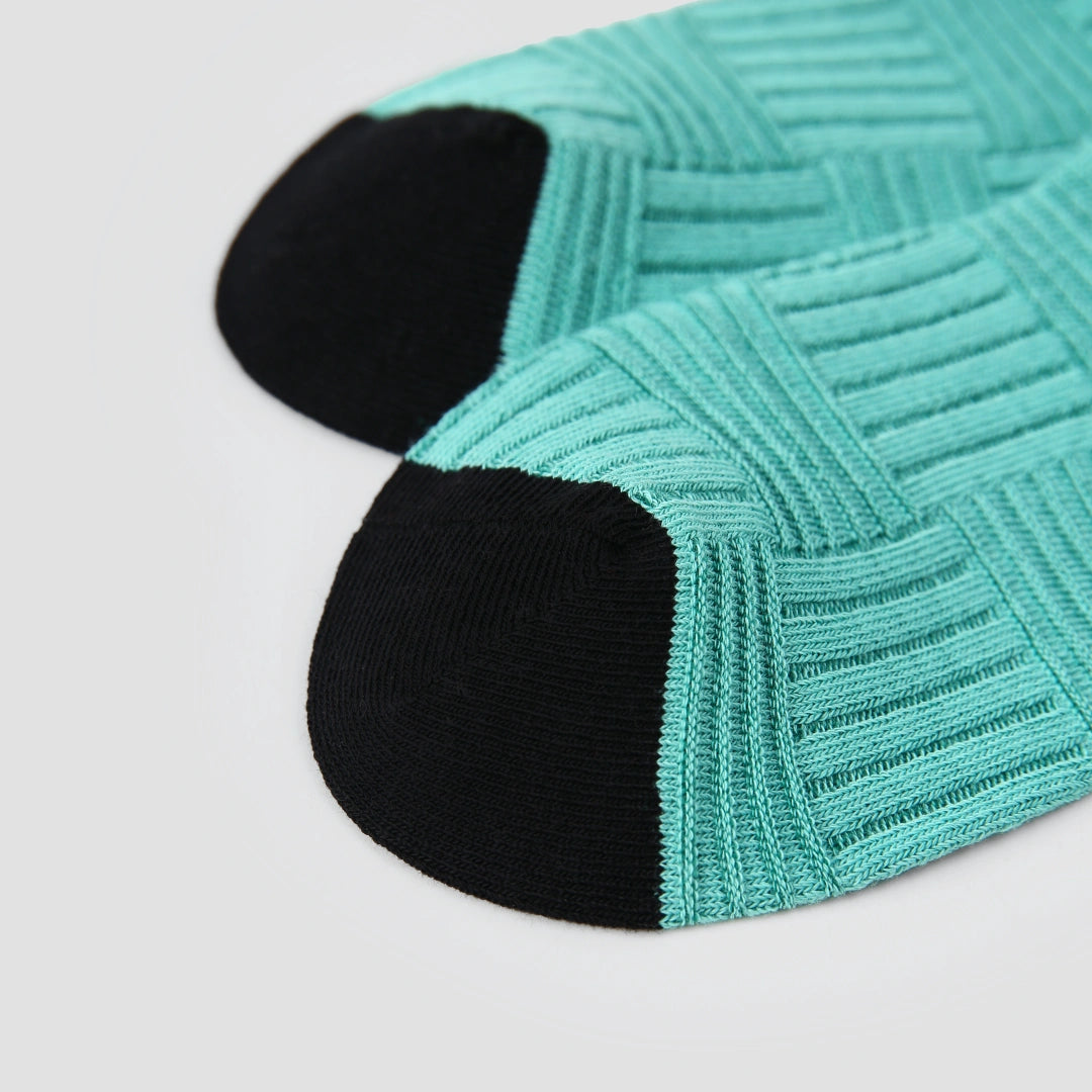 Modern Retro Artistic Textured Ankle Socks 3-Pack