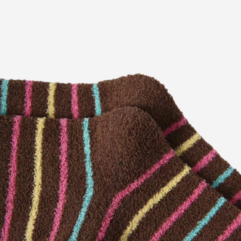 Kid's Cozy Bunny Fuzzy Socks - 4 Pairs