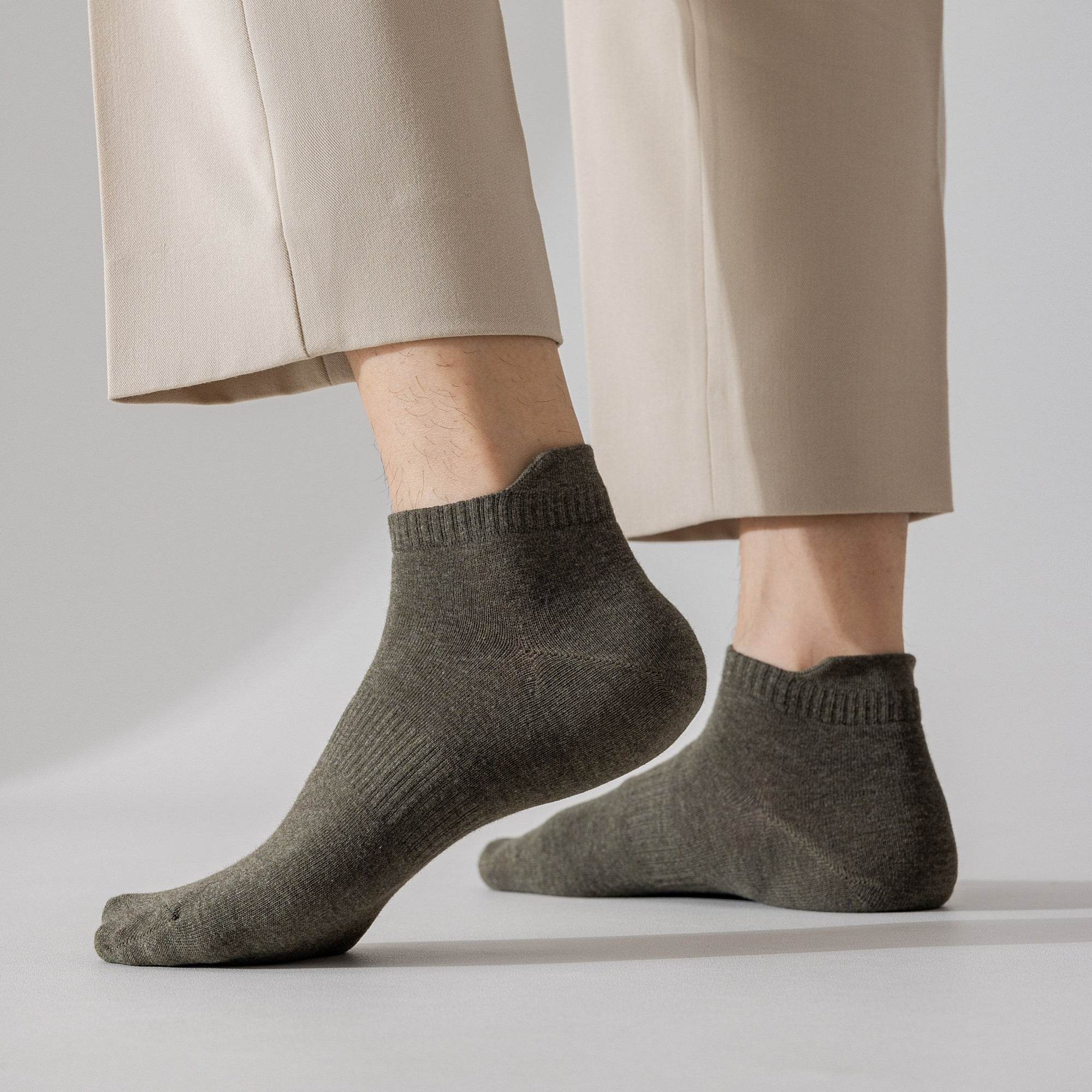 Men's All-Day Comfort Low-Cut Socks-5 Pack