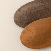Men's Heather Terry Cushion 92% Cotton Quarter Socks - product photo showing cushioned comfort