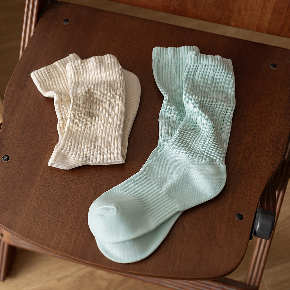 Women's Pointelle Slouch Socks-4 Pack