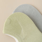 Women's 95% Cotton Candy Mesh No-Show Socks - product photo showing breathable mesh comfort