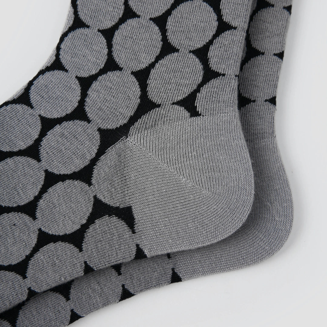 Women's Geometric Mesh Crew Socks (3-Pack) - sock set showing breathable mesh comfort