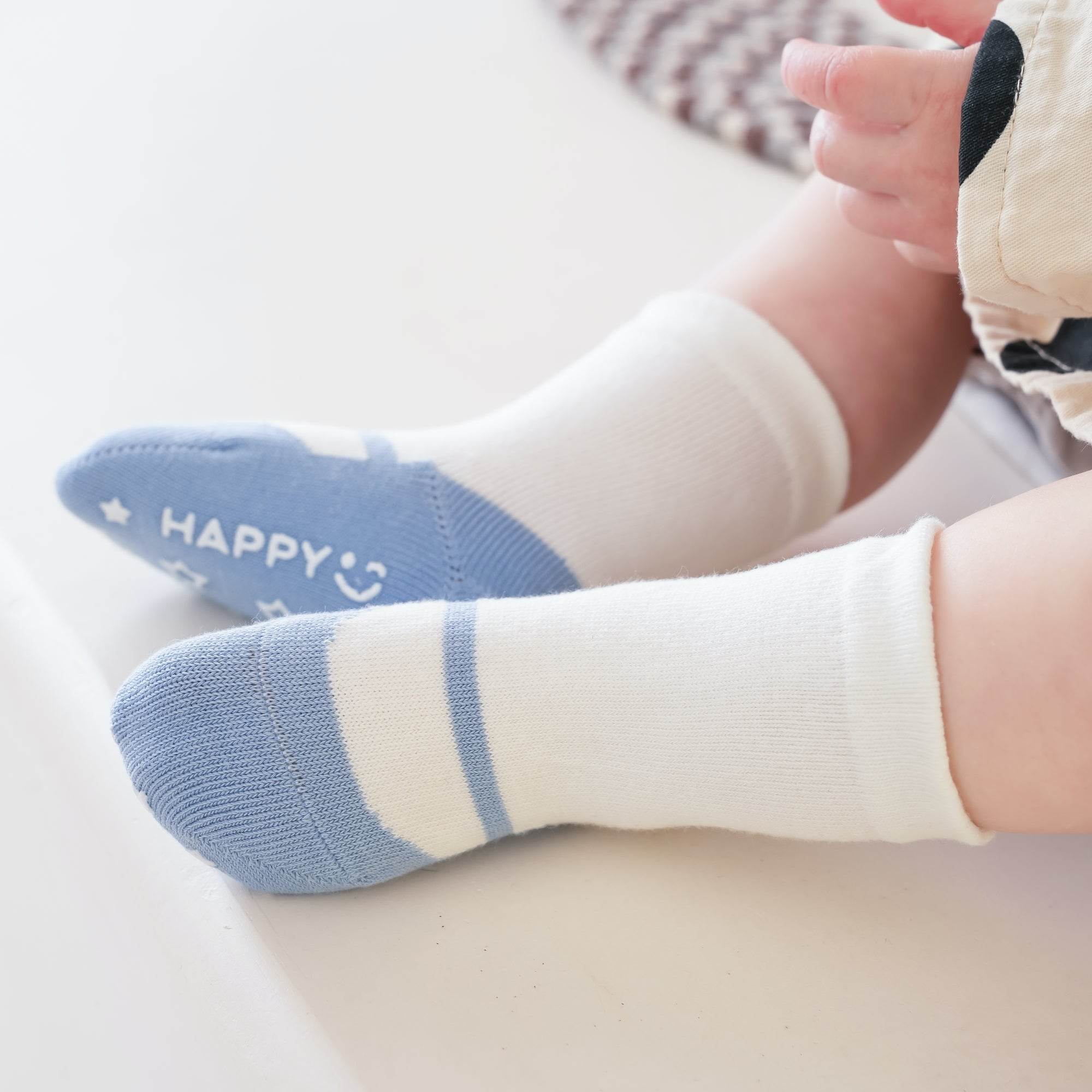 Babies Joyful Grip Socks-4 Pack - Weavasocks